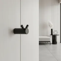 Porte-manteau INDUST / Noir mat