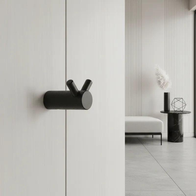Porte-manteau INDUST / Noir mat