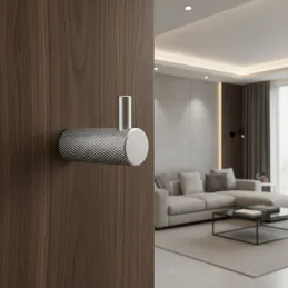 Porte-manteau INDUST UNO / Acier inoxydable mat