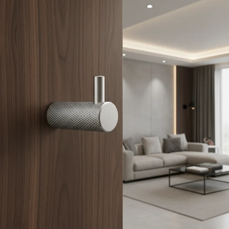 Porte-manteau INDUST UNO / Acier inoxydable mat