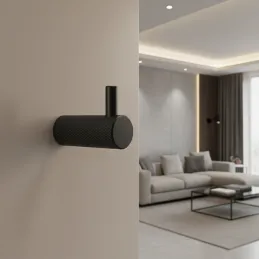 Porte-manteau INDUST UNO / Noir mat