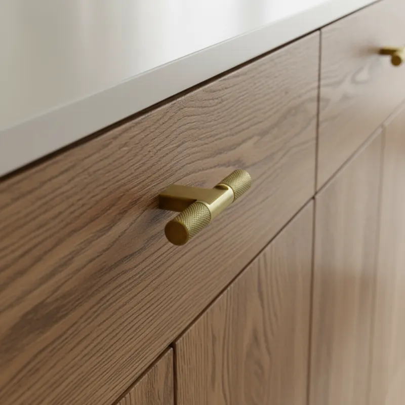 Bouton de meuble INDUST DUO / Vieil or