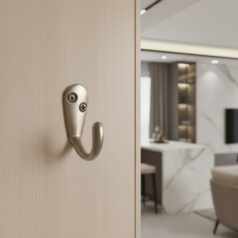 Porte-manteau LARRA S / Nickel satiné