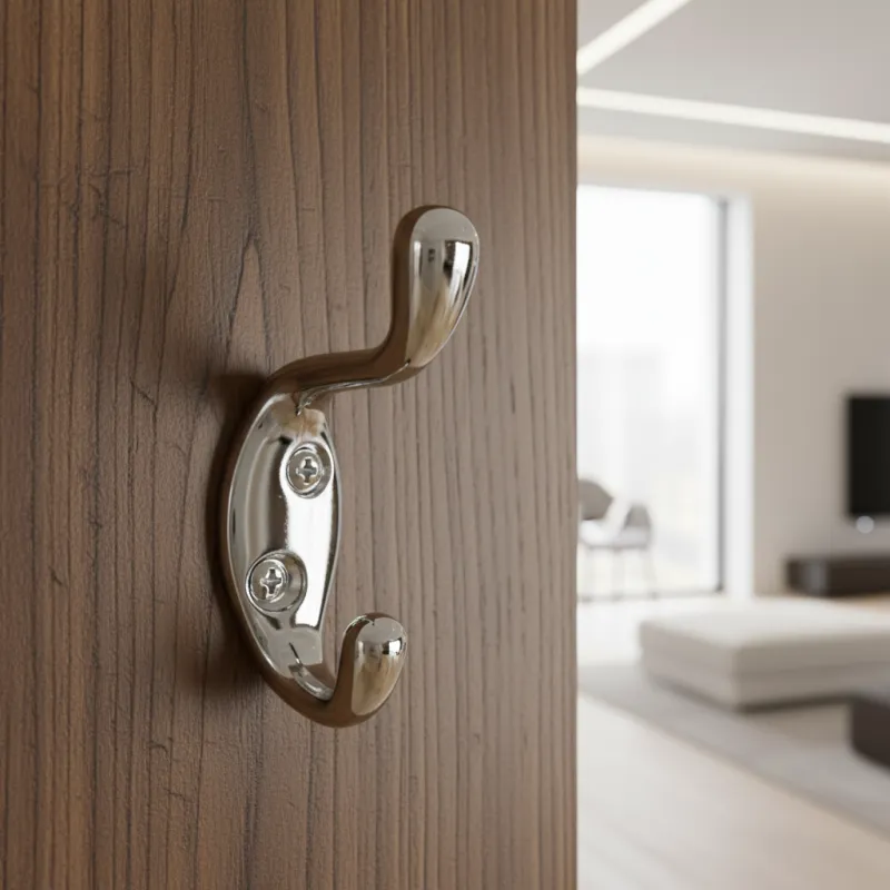 Patère LARRA L / Chrome brillant