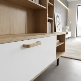Poignée en bois MIA / Chêne verni
