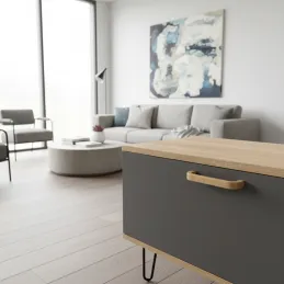 Poignée en bois MIA / Chêne verni