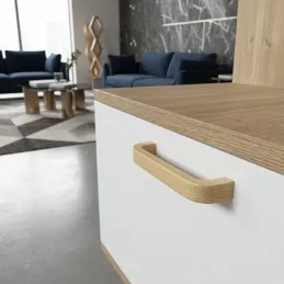 Poignée en bois MIA / Pin verni