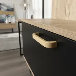 Poignée en bois MIA / Pin verni