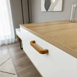 Poignée en bois MIA / Aulne verni