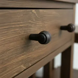 Bouton RUSTICALE / Patine noire