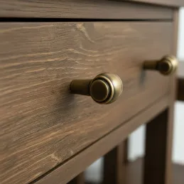 Bouton RUSTICALE / Aspect vieux laiton