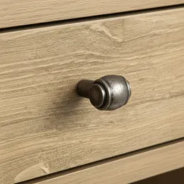 Bouton RUSTICALE / Vieil argent