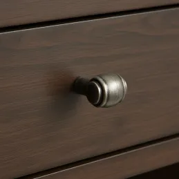 Bouton RUSTICALE / Vieil argent