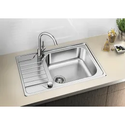 Évier en acier inoxydable Blanco DINAS XL 6 S Compact