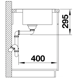 Évier en acier inoxydable Blanco DIVON II 5 S-IF