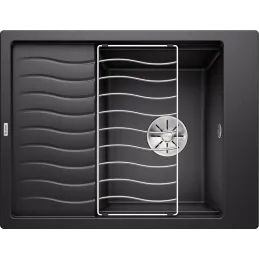 Évier en grès Blanco ELON 45 S avec égouttoir / Anthracite