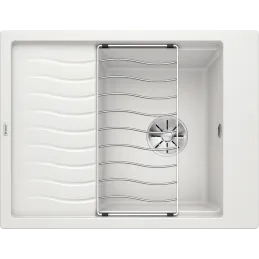 Évier en grès Blanco ELON 45 S avec grille / Blanc