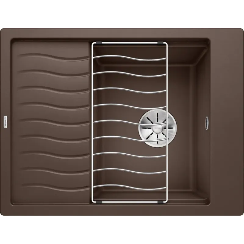 Évier en grès Blanco ELON 45 S avec grille / Café