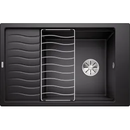 Évier en grès Blanco ELON XL 6 S avec égouttoir / Anthracite
