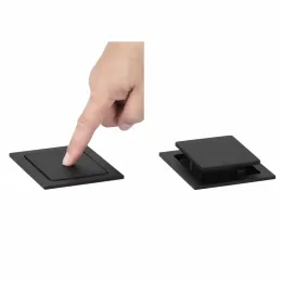 Prise escamotable SQUARE UP FRENCH 2x230V / Noir mat