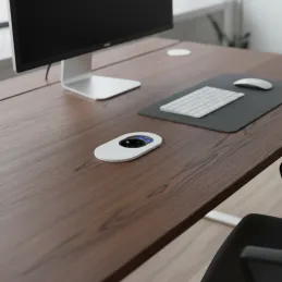 Prise électrique ORBIT 1x 230V + 2x USB A-C / Blanc mat 
