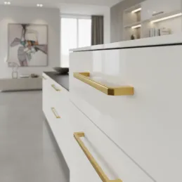 Poignée BIANCA / Doré brillant