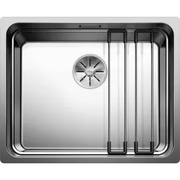 Évier en acier inoxydable Blanco ETAGON 500-IF/A / avec rails coulissants