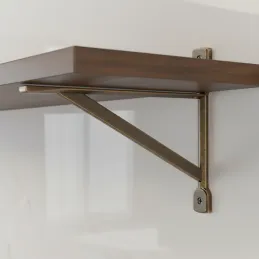 Support d’étagère ZAIRA / Laiton antique