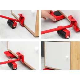 Kit de déplacement pour meubles et appareils électroménagers / Rouge