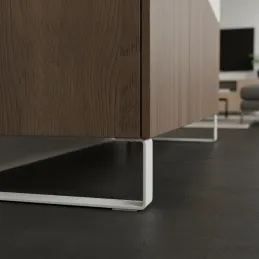 Piètement de meuble THOMAS / Blanc mat