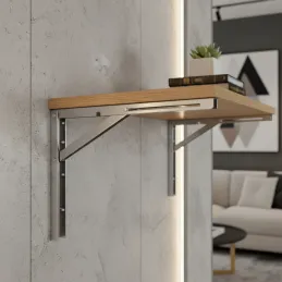 Console métallique rabattable / Galvanisée