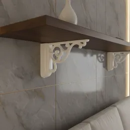 Support d’étagère STRADIUS Mini / Blanc mat