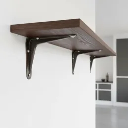 Console en tôle 100 x 125 / Marron