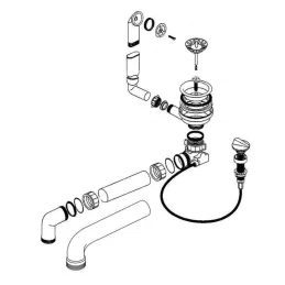 Commande excentrique pour éviers SONA 45S et SONA XL 6S