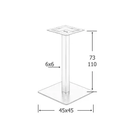 Pied de table URBAN / Blanc mat