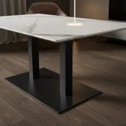 Piètement de table URBAN DUO / Noir mat