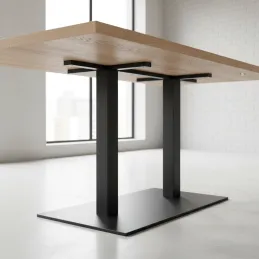 Piètement de table URBAN DUO / Noir mat