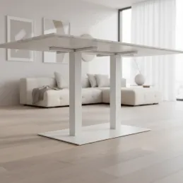 Pied de table URBAN DUO / Blanc mat