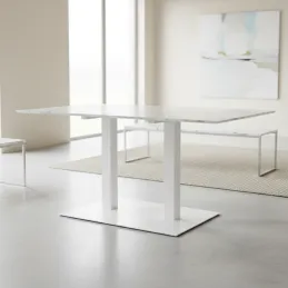 Pied de table URBAN DUO / Blanc mat