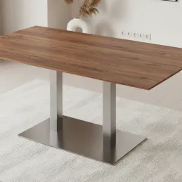 Pied de table URBAN DUO / Acier inoxydable