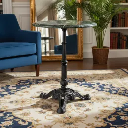 Pied de table BAROKKO 90 / Noir mat