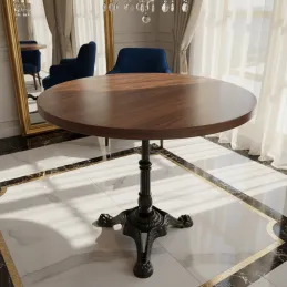 Pied de table BAROKKO 90 / Noir mat