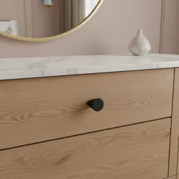 Bouton de meuble MANGO / Noir mat