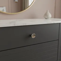 Bouton de meuble MANGO / Chrome brillant