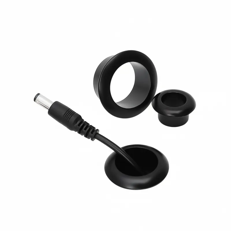 Passe-câbles TREX 12 mm / Noir