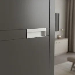 Poignée à encastrer TALIA / Blanc mat