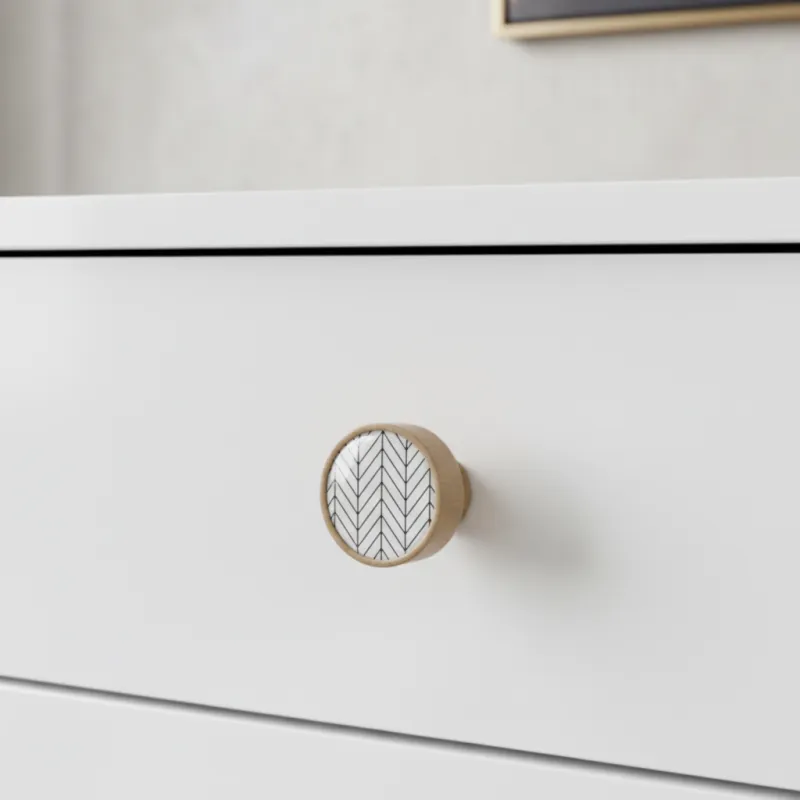 Bouton de meuble en bois ARSIA / hêtre – sapin noir