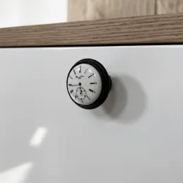 Bouton de meuble VIAMO CLOCK / Noir