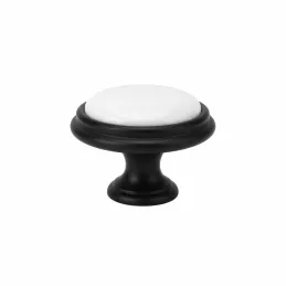 Bouton de meuble FRESNO / Noir