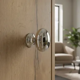 Bouton CAMORA / Chrome brillant